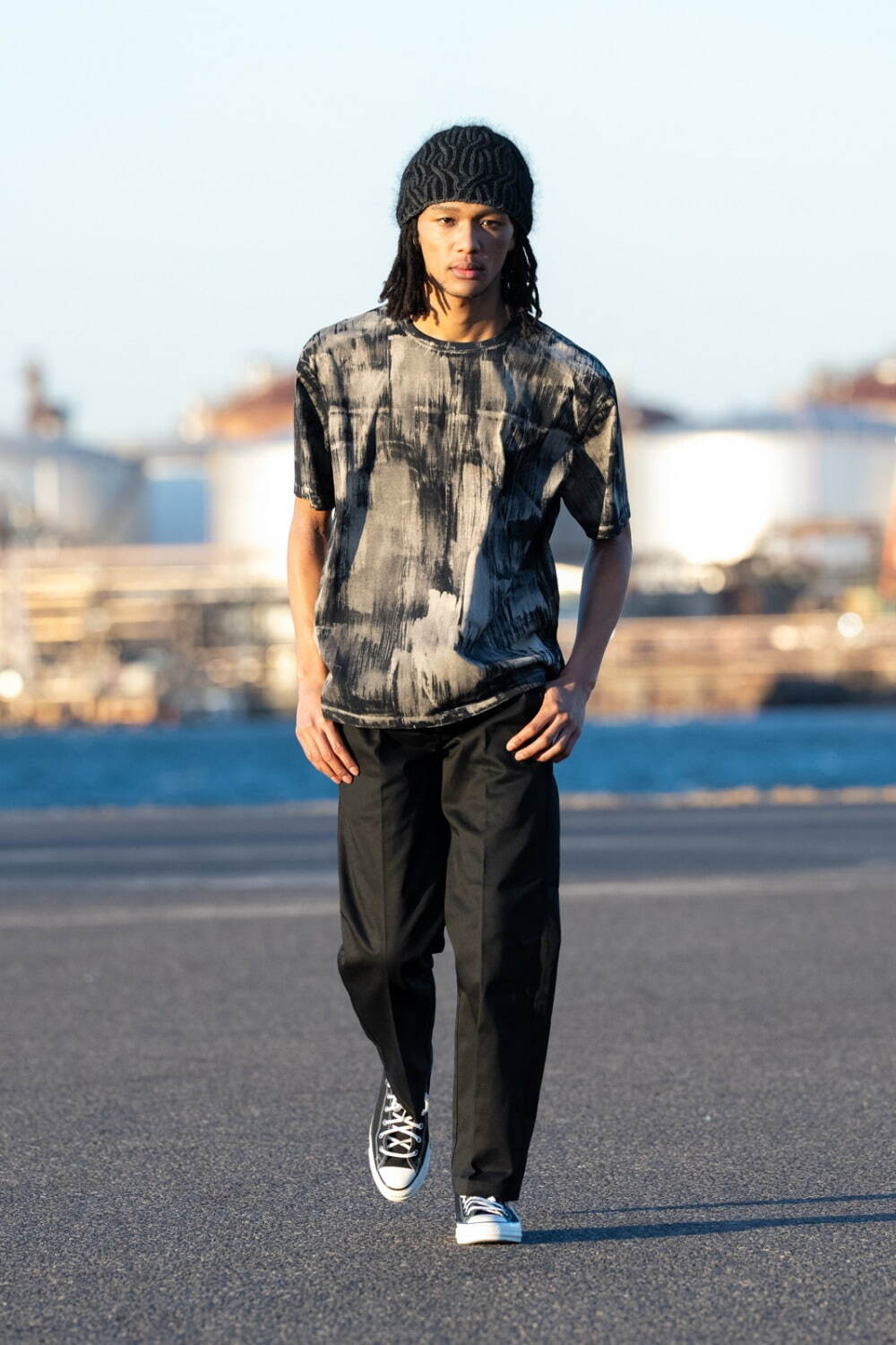 T-PABLOW着用】LAST NEST TIE DYE トレーナー Lサイズ T-PABLOW着用