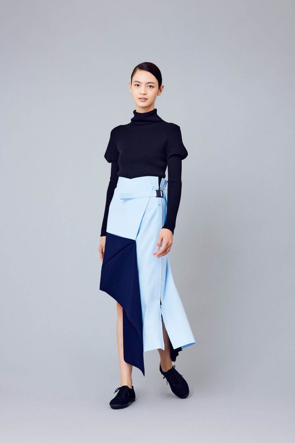 me ISSEY MIYAKE 2way スカート ベアトップ 刺繍 シワ加工 me ISSEY