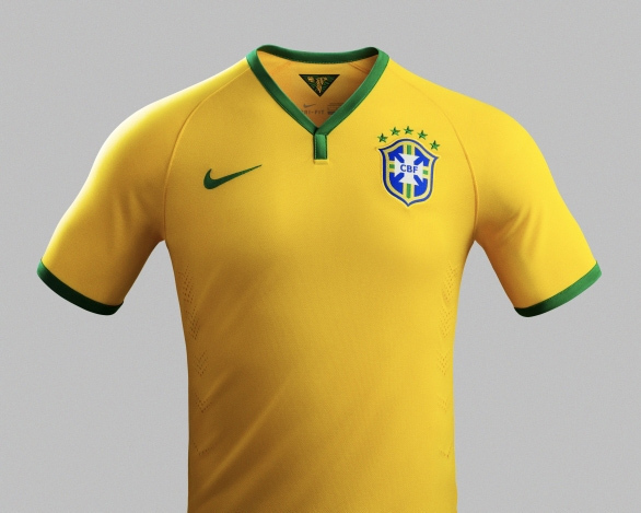 NIKEがサッカー・ブラジル代表の新ユニフォームを発表 - シンプルで