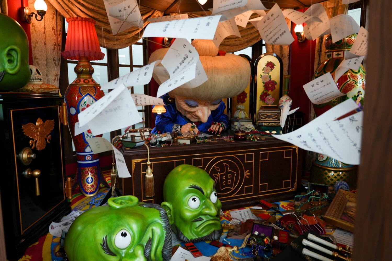 ジブリパーク限定 大倉庫 千と千尋 河の神 お面 河の神様 ジブリパーク