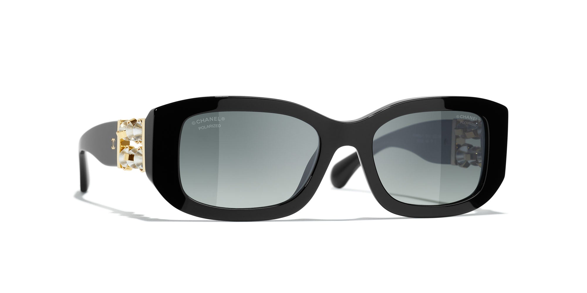 CHANEL 5542 Rectangle Sunglasses | Fashion Eyewear US