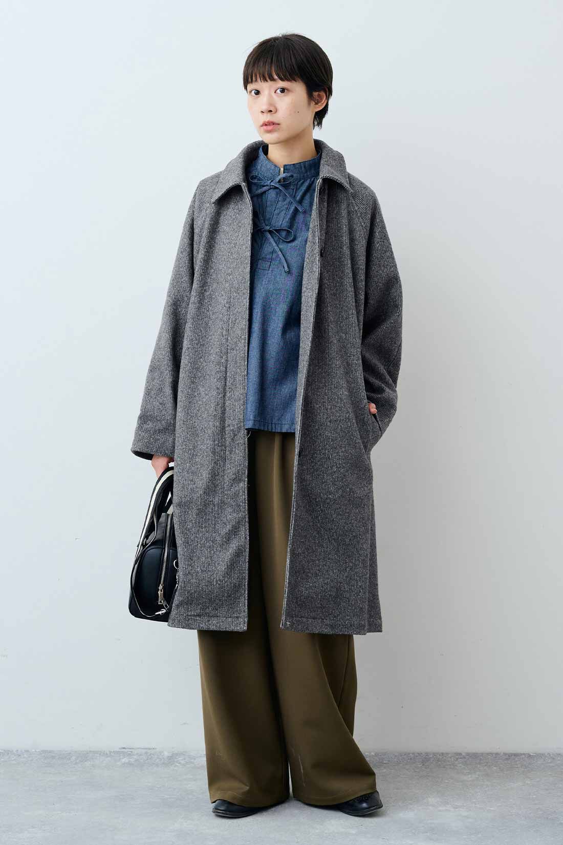 THREE FIFTY STANDARD 小谷 実由さんと作った 細かいチェック柄の