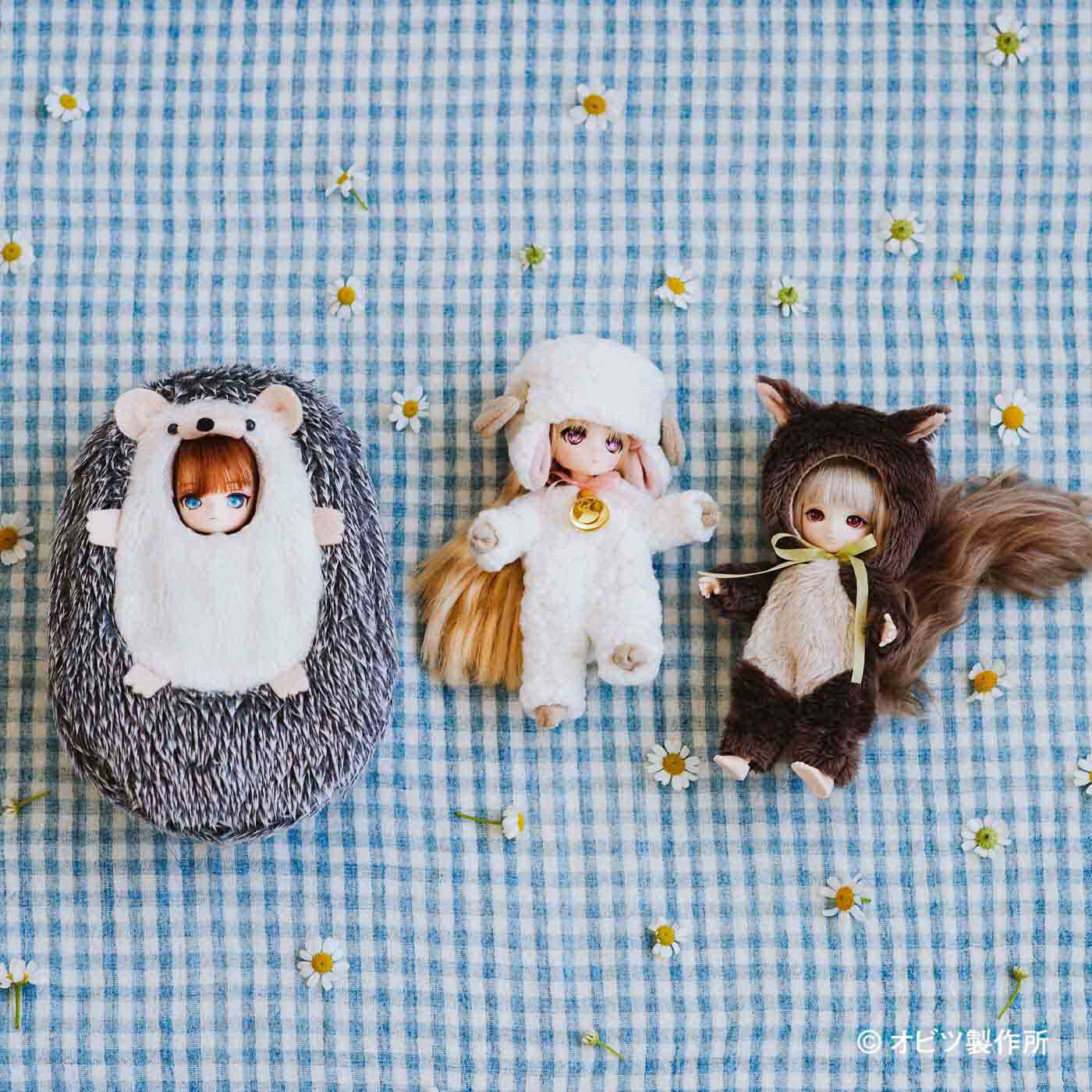 やさしく抱っこしたくなる手触り 11cmドール〈オビツ11〉用 かわいい