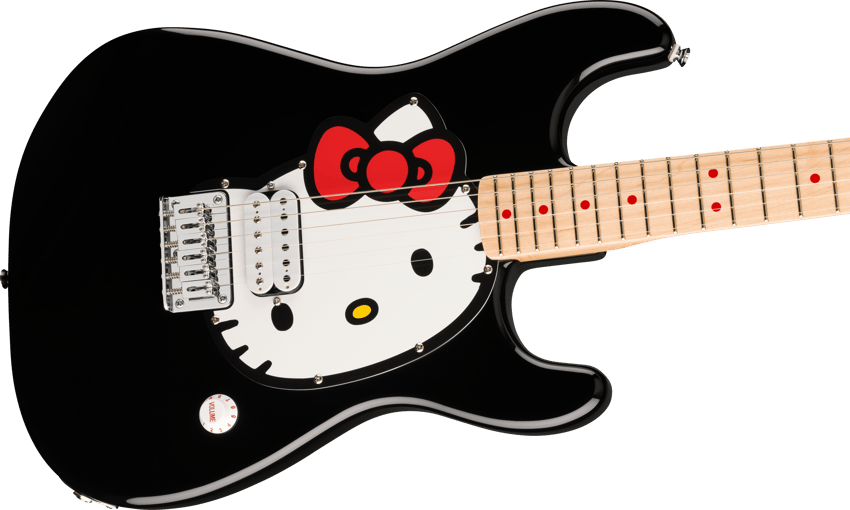 Fender® x Hello Kitty® Black Stratocaster®
