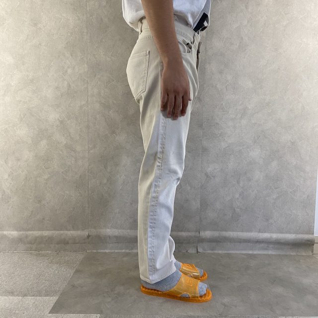 60年代 リーバイス ビッグE ピケパンツ 生成り コットン トラウザーズ