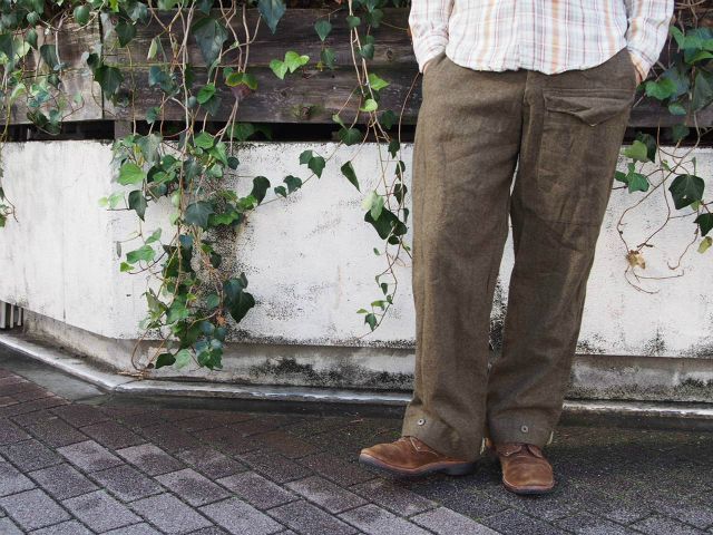 50's BRITISH ARMY ウールバトルドレストラウザーズ イギリス軍