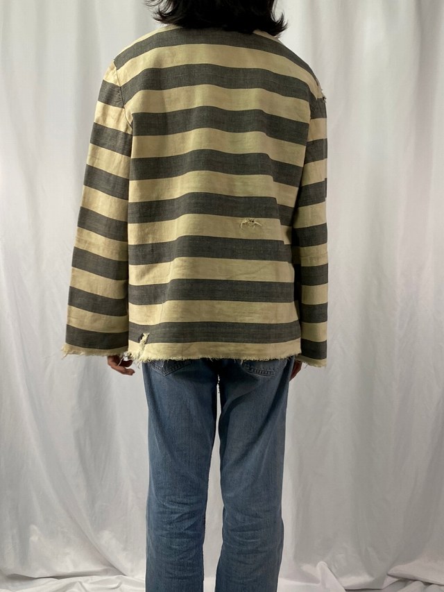 10年代 10s 20年代 20s 30年代 30s 40年代 40s ボーダー柄 長袖 バンド