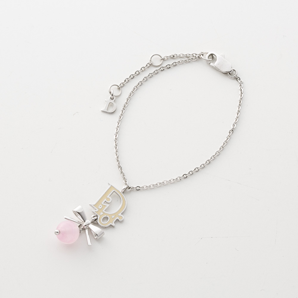 ヴィンテージ・中古】ディオール DIOR リボンチャームブレスレット