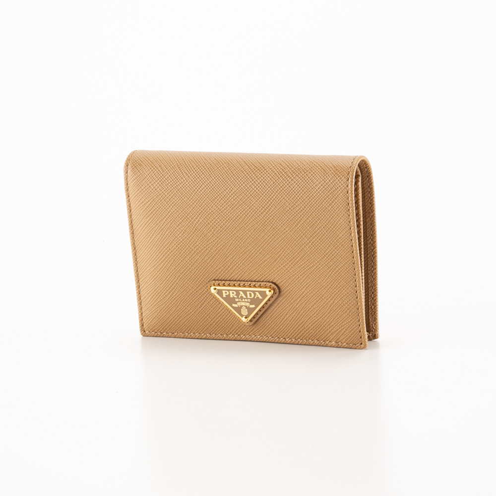 プラダ PRADA SAFFIANO TRIANGOLO 折り財布 1MV204 QHH【FITHOUSE