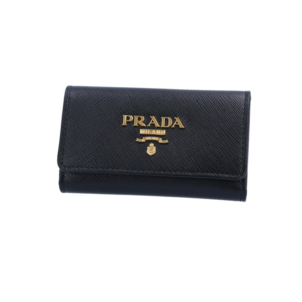 WEB限定価格】プラダ PRADA SAF.METAL 4連キーケース キーリング付き