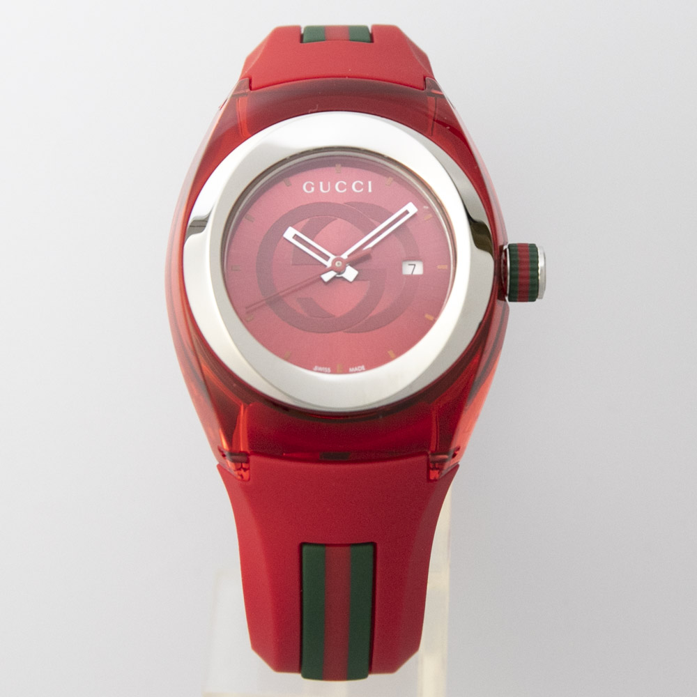 グッチ GUCCI 腕時計 SYNC ラバーベルトレディースウォッチ YA137303