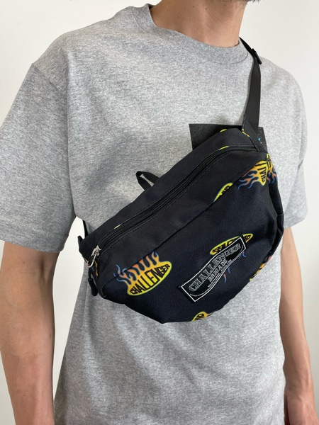 CHALLENGER / FIREBALL WAIST BAG -Black-