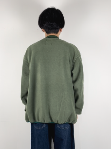 CHALLENGER / CLASSIC FLEECE CARDIGAN -Olive-