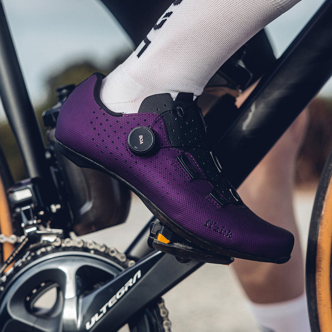Tempo Decos Carbon White - Carbon road cycling shoes - Fizik