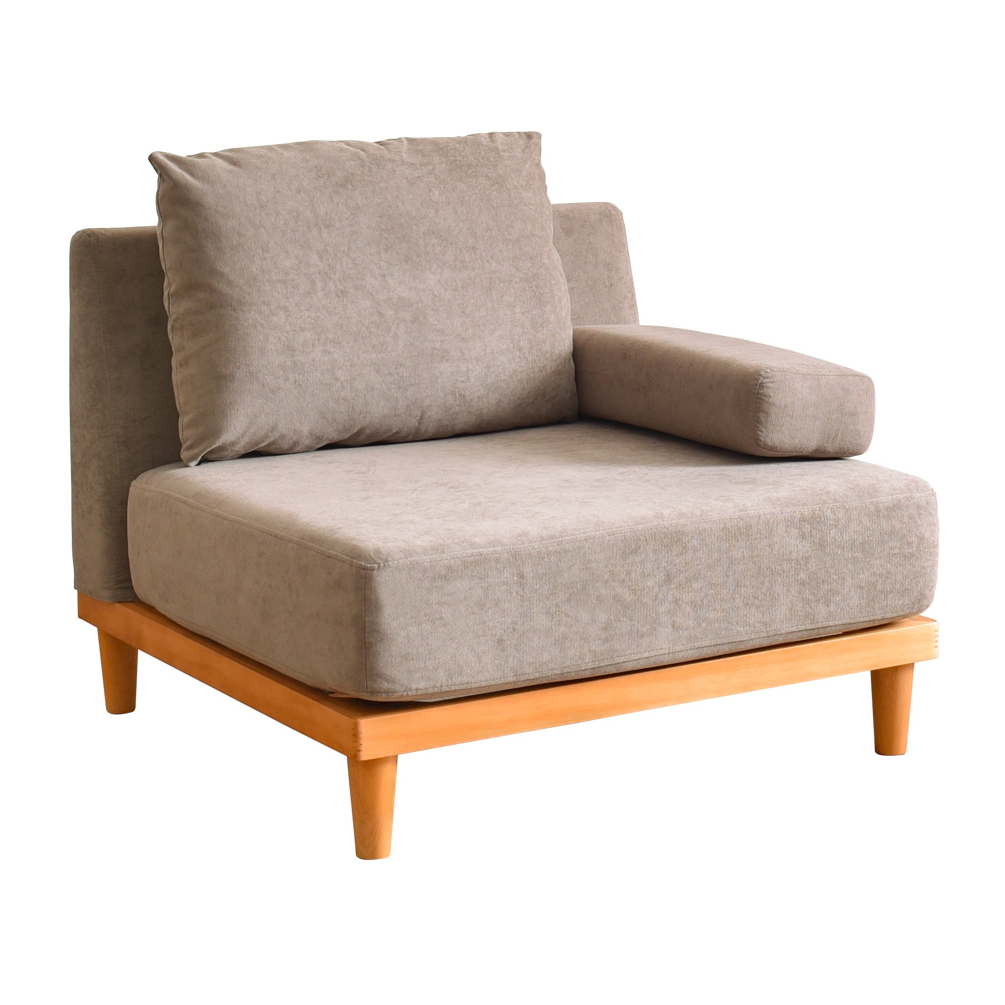 あかさたな】1人掛けソファ Soroi（大） リップベージュ あかさたな】1