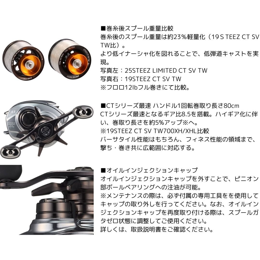 スティーズリミテッド CT SV TW – フィッシングマックス WEBSHOP