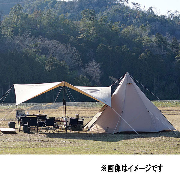DODお得セット】ワンポールテントM＆いつかのタープセット タン