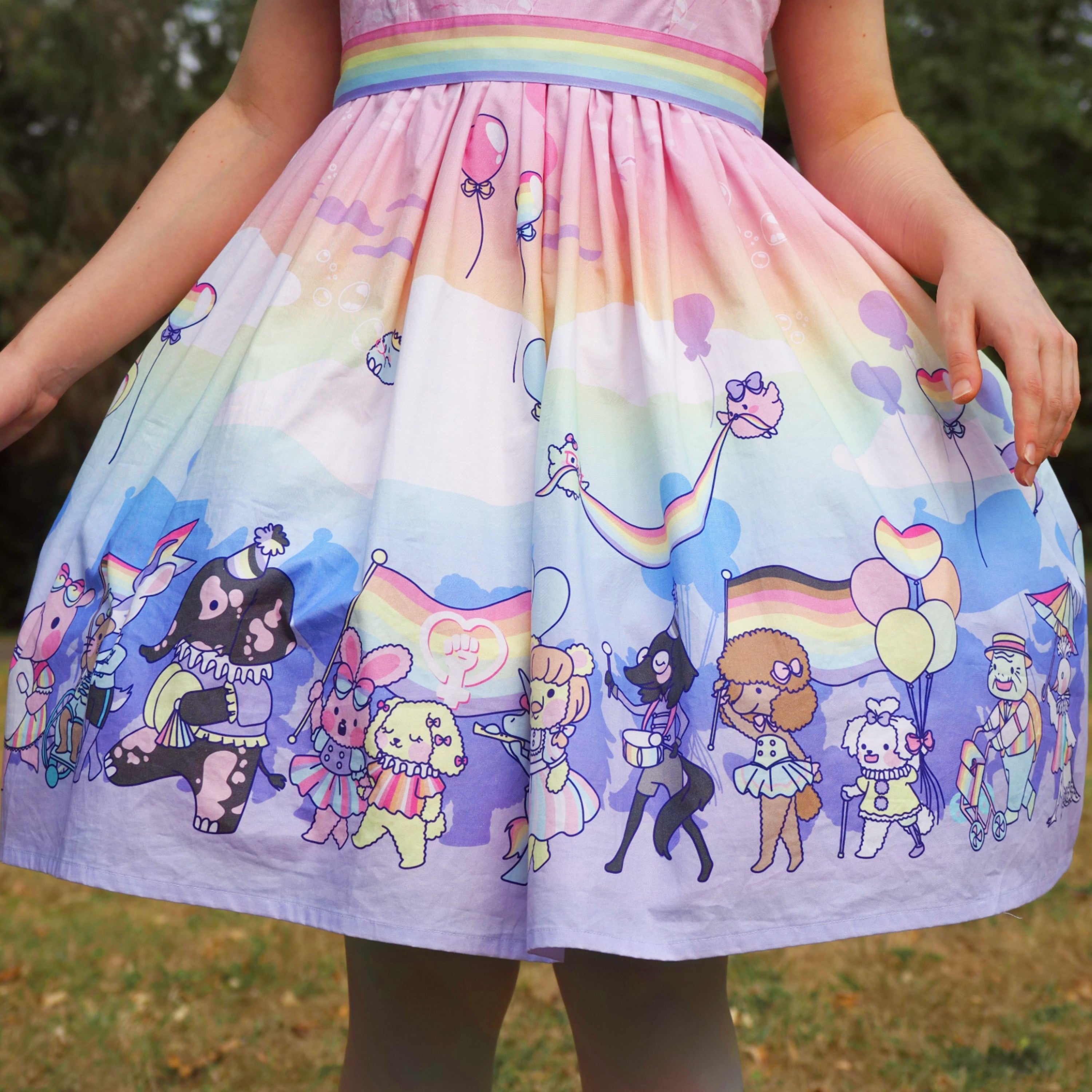 Skirt Rainbow Parade – Fluffy Tori