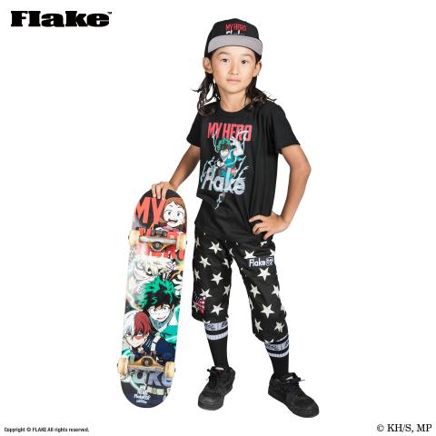 FLAKE/僕のヒーローアカデミア x FLAKE 緑谷出久 ワン・フォーオール TEE