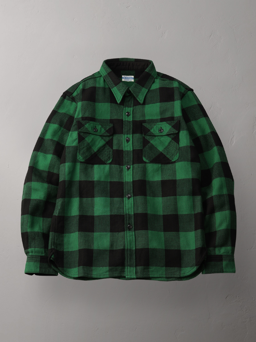 ブロックチェック ネルシャツ FN-SNR-101L | THE FLAT HEAD