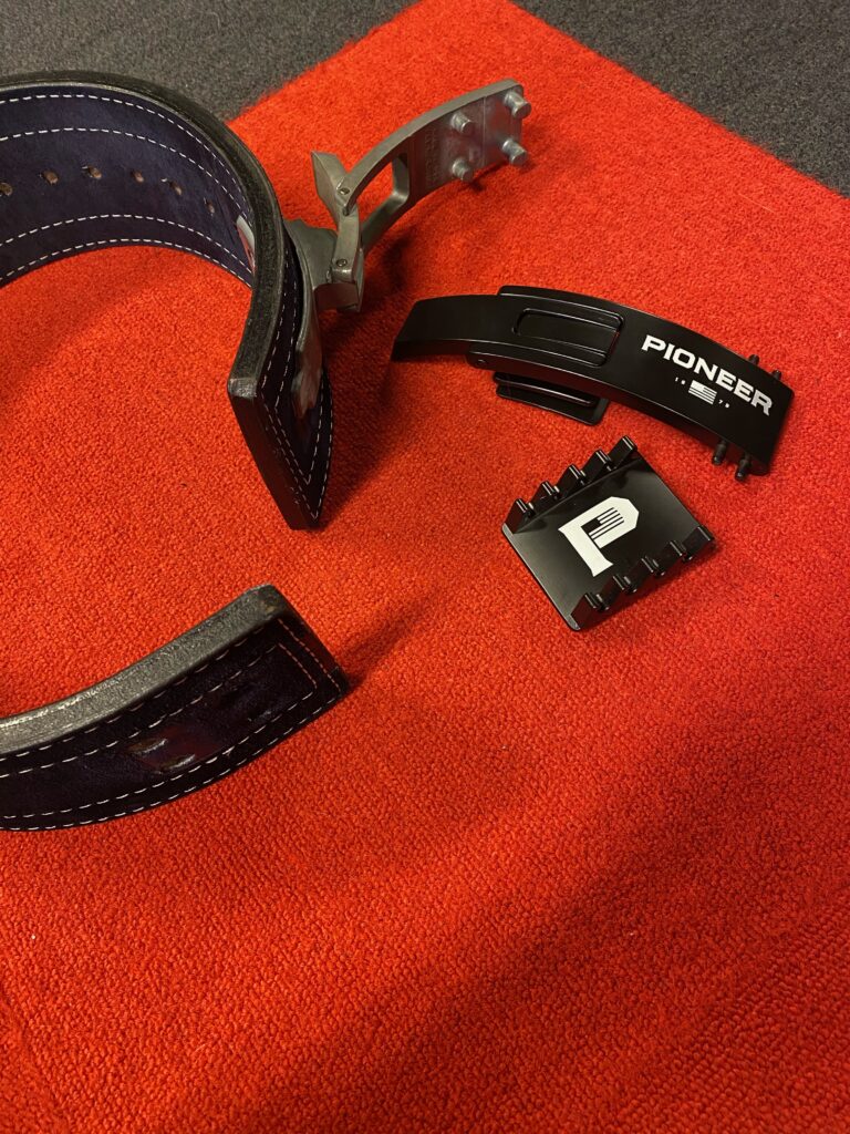 PIONEER ブラック レザーパワーベルト PAL2 PIONEER ブラック レザー