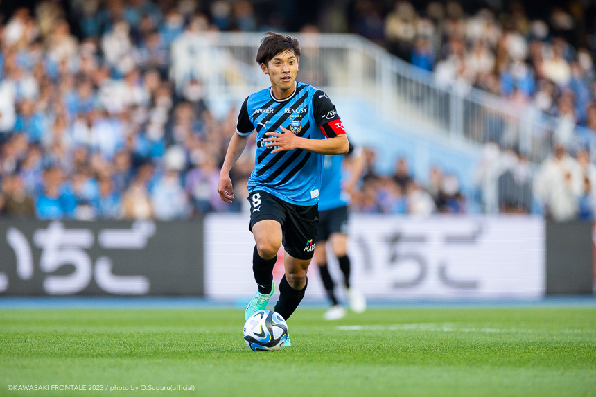 MF8/橘田 健人選手 | 選手・スタッフプロフィール2023 : KAWASAKI FRONTALE