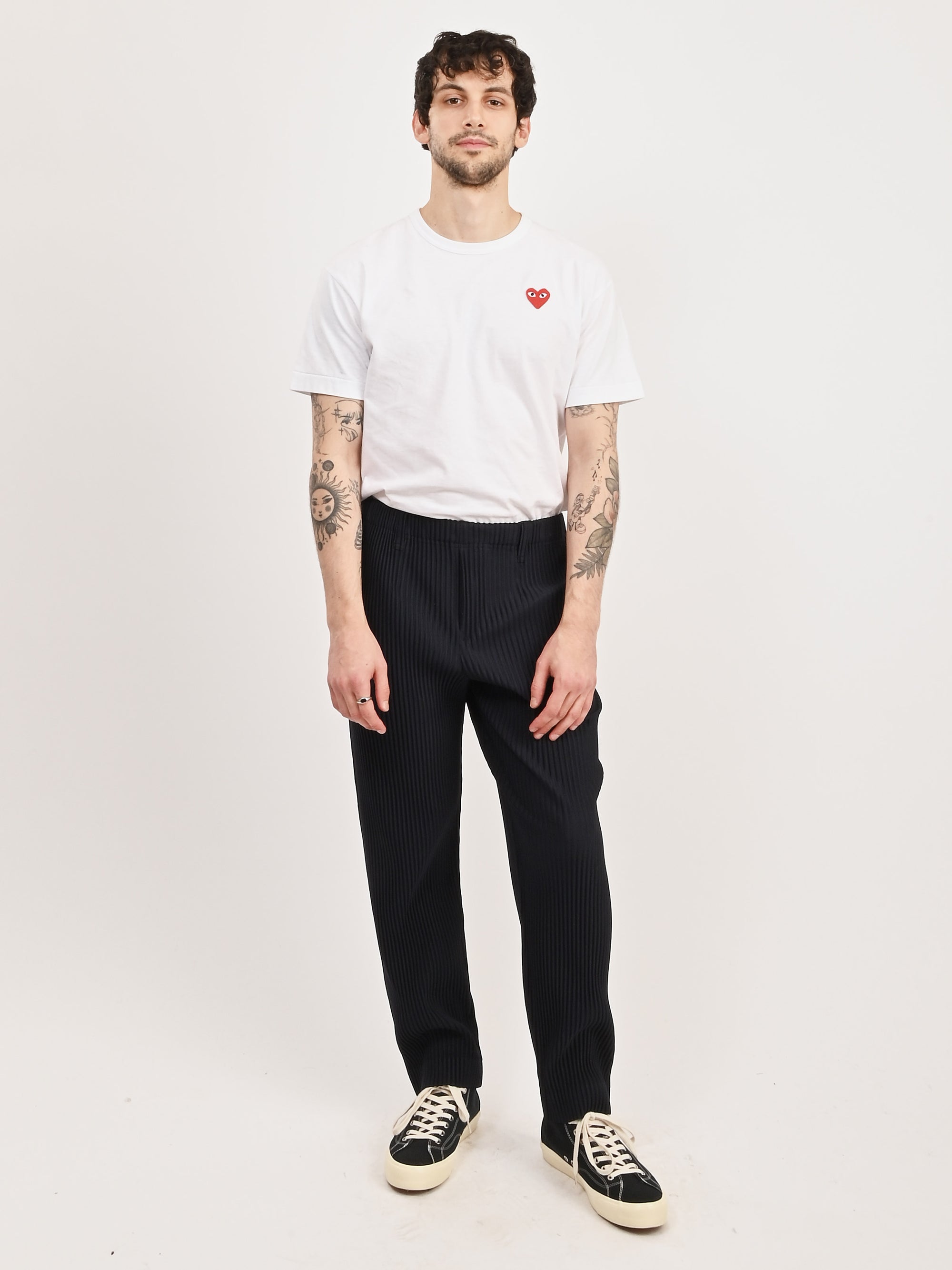 Homme Plisse Issey Miyake - Navy Basics Pants – Frances May