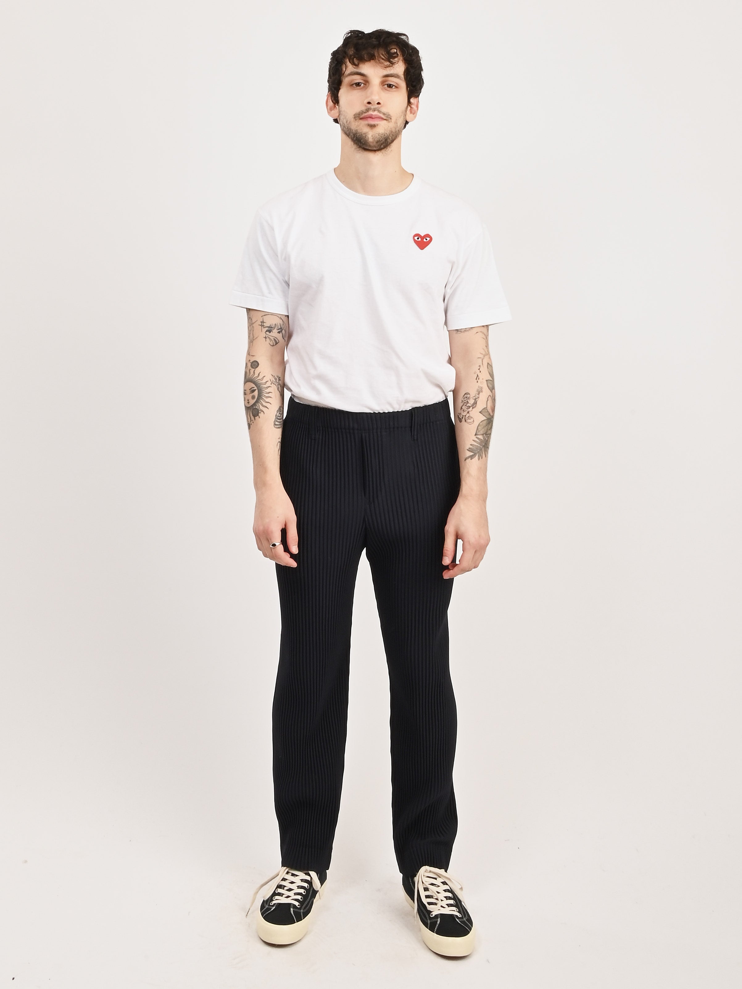 Homme Plisse Issey Miyake - Navy Basics Pants – Frances May