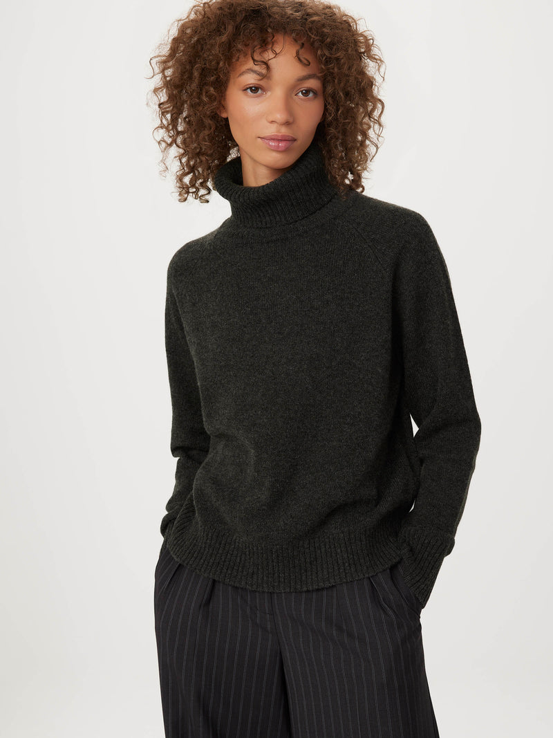 The Yak Wool Turtleneck in Charcoal Grey – Frank And Oak USA