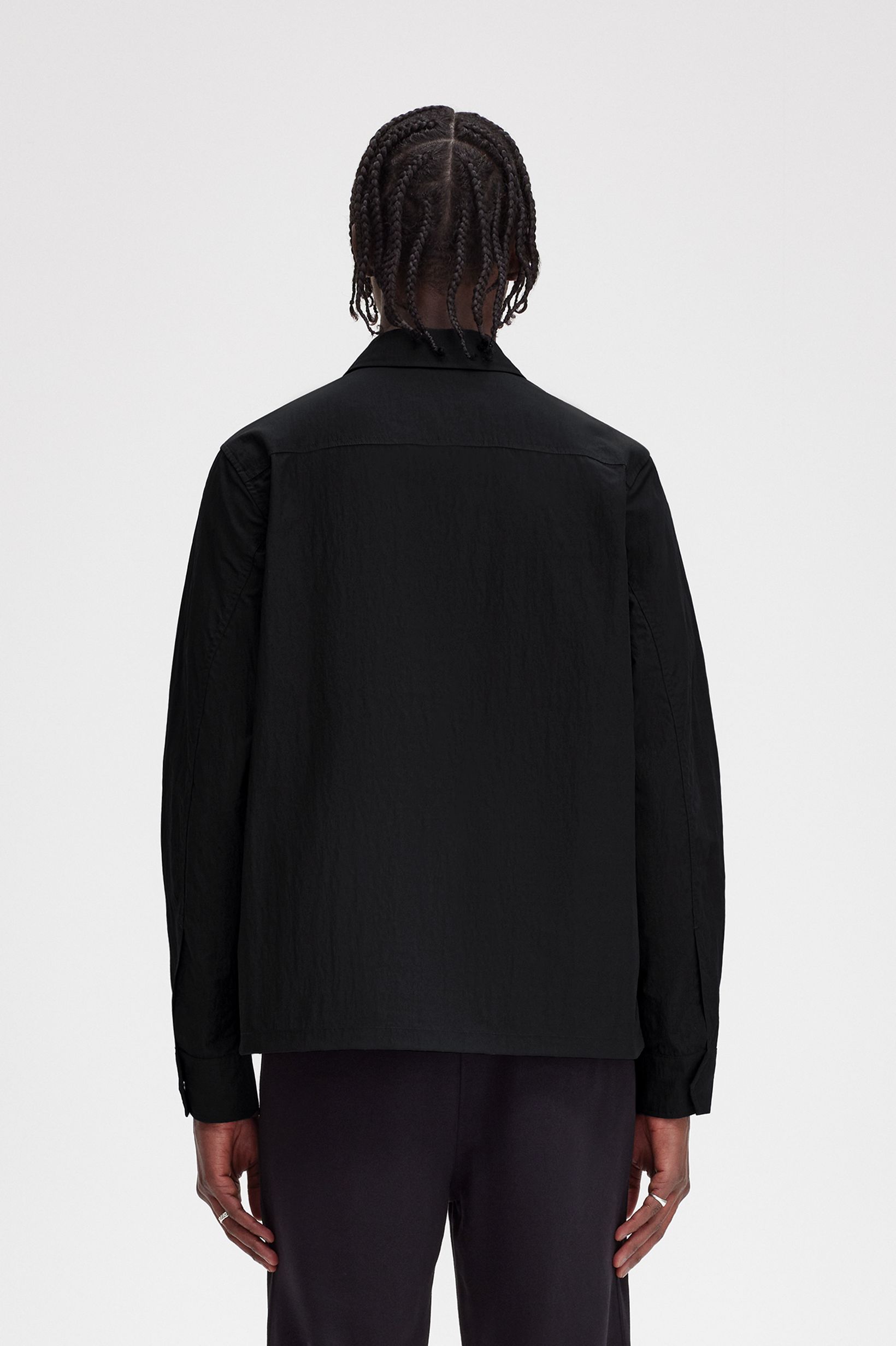 Zip Through Overshirt(M 236：BLACK): | FRED PERRY JAPAN | フレッド