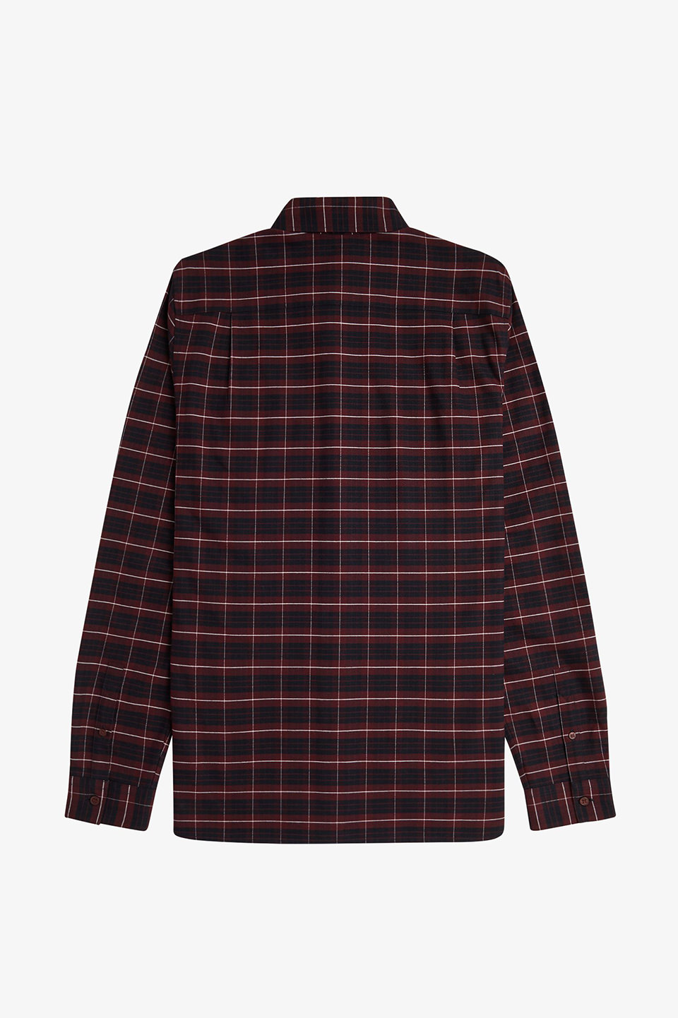 Brushed Oxford Tartan Shirt(S K22：OX BLOOD): | FRED PERRY JAPAN