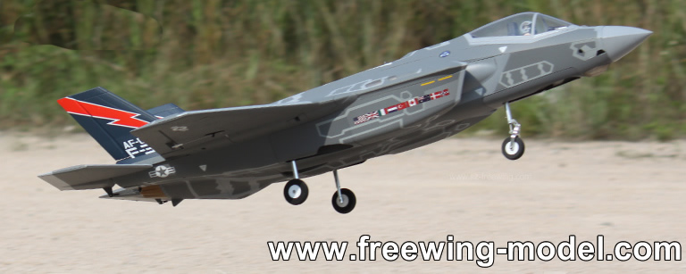 Freewing F-35 Lightning II V3 70mm EDF Jet ARF plus Servo RC