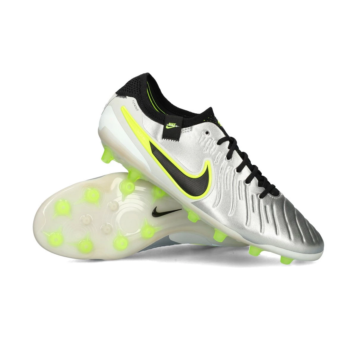 Football Boots Nike Tiempo Legend 10 Elite AG-Pro Mtlc Silver