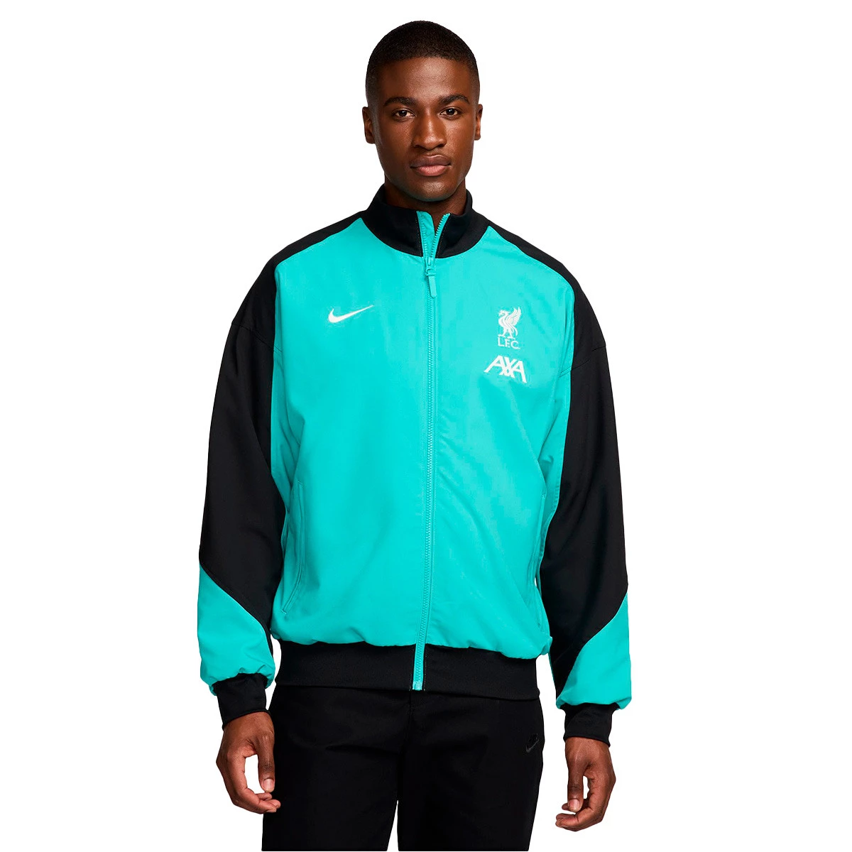 Jacket Nike Liverpool FC 2024-2025 Pre-Match Washed Teal-Black