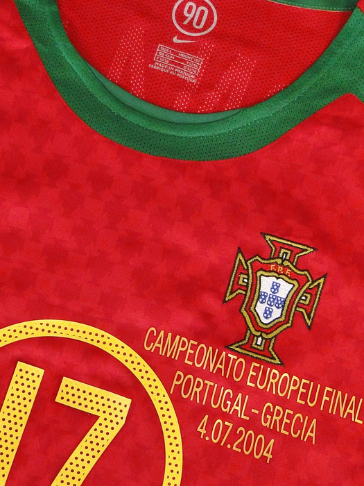 ナイキ) NIKE/2004ポルトガル代表/ホーム/半袖/ロナウド/EURO2004決勝