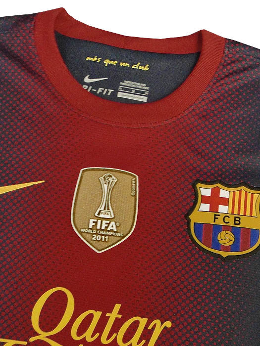 ナイキ) NIKE/12/13バルセロナ/ホーム/半袖/2011FIFAクラブW杯優勝