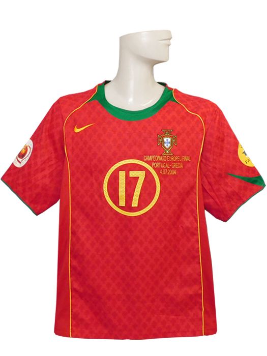 ナイキ) NIKE/2004ポルトガル代表/ホーム/半袖/ロナウド/EURO2004決勝
