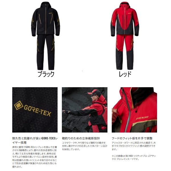 ≪'24年3月新商品！≫ シマノ ネクサス ゴアテックス レインスーツ RA