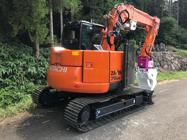 新車納入実績】日立建機「ZX75US-5B」＆ザウルスロボのご紹介