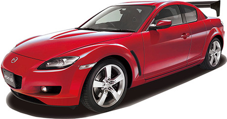 1/24 ID326 マツダRX-8 タイプS(GT・Wウィング付き)｜1/24