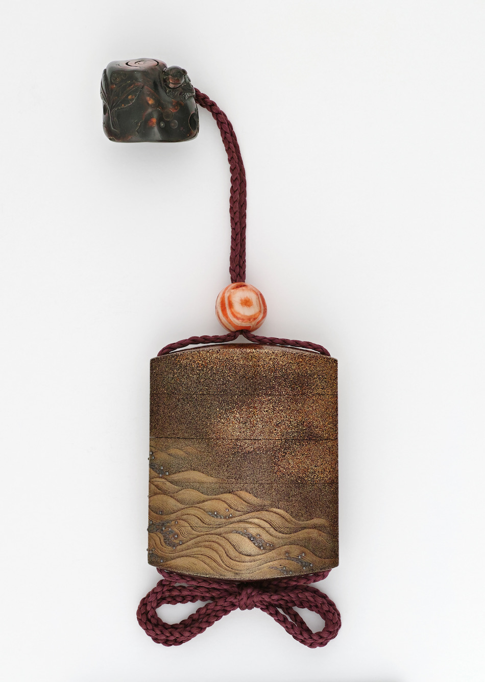 波鷲蒔絵螺鈿印籠 銘 桃壽（花押） | 高梨桃壽 | 収蔵品詳細 | 作品を