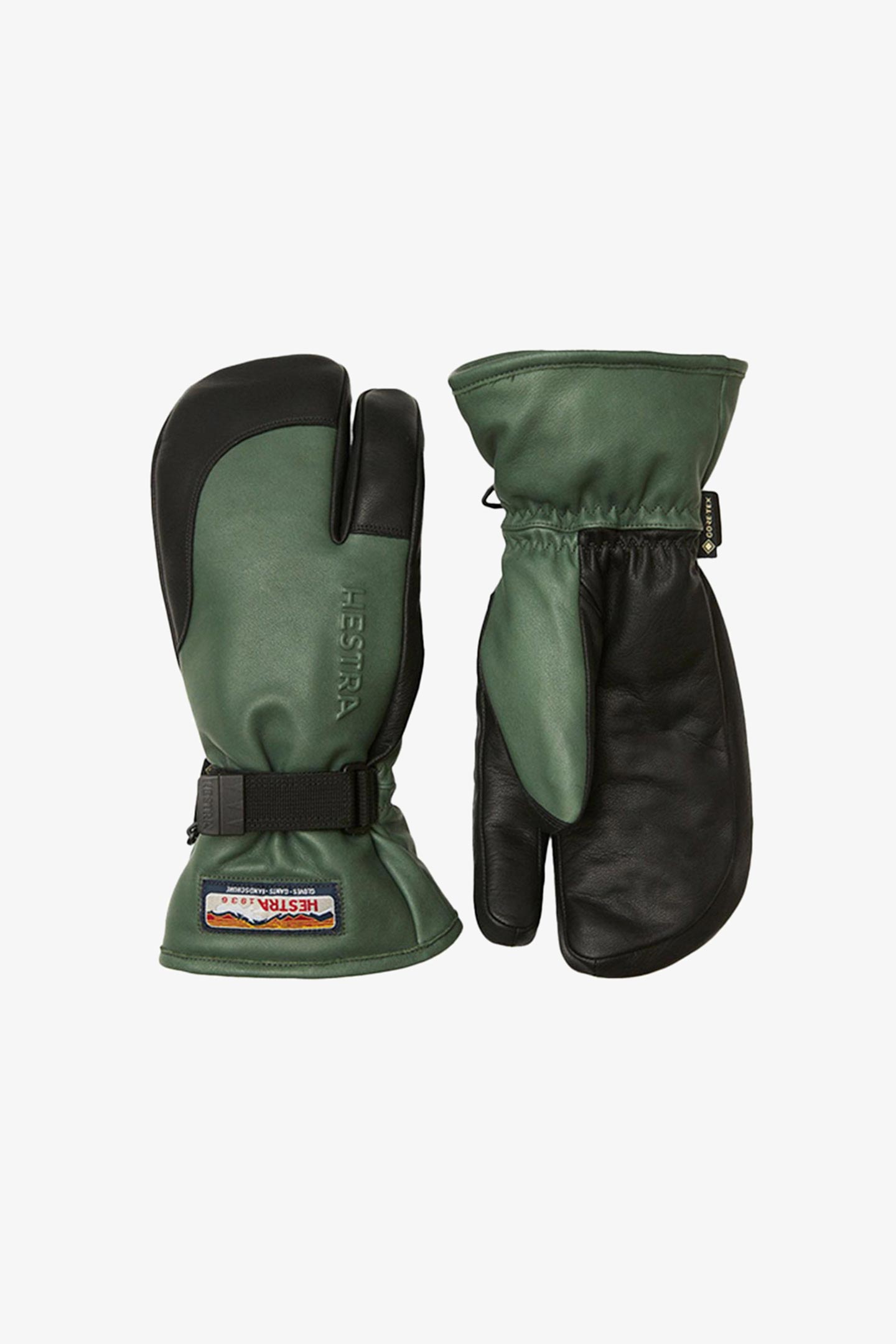 Hestra Hestra GORE-TEX ミトングローブ グリーン/ブラウン GORE-TEX