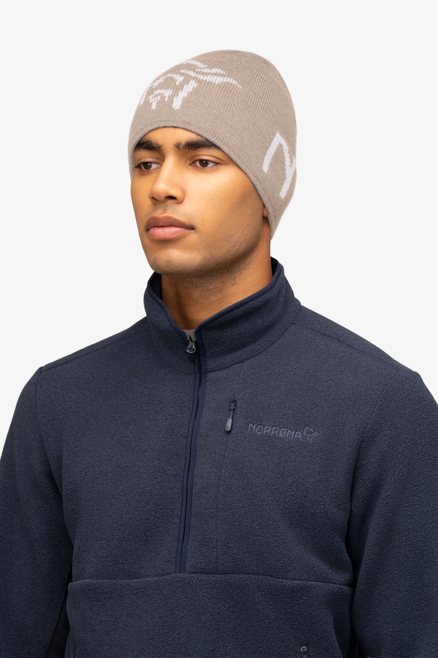 29 merinoull logo Beanie | フルマークスストア-北欧アウトドア用品