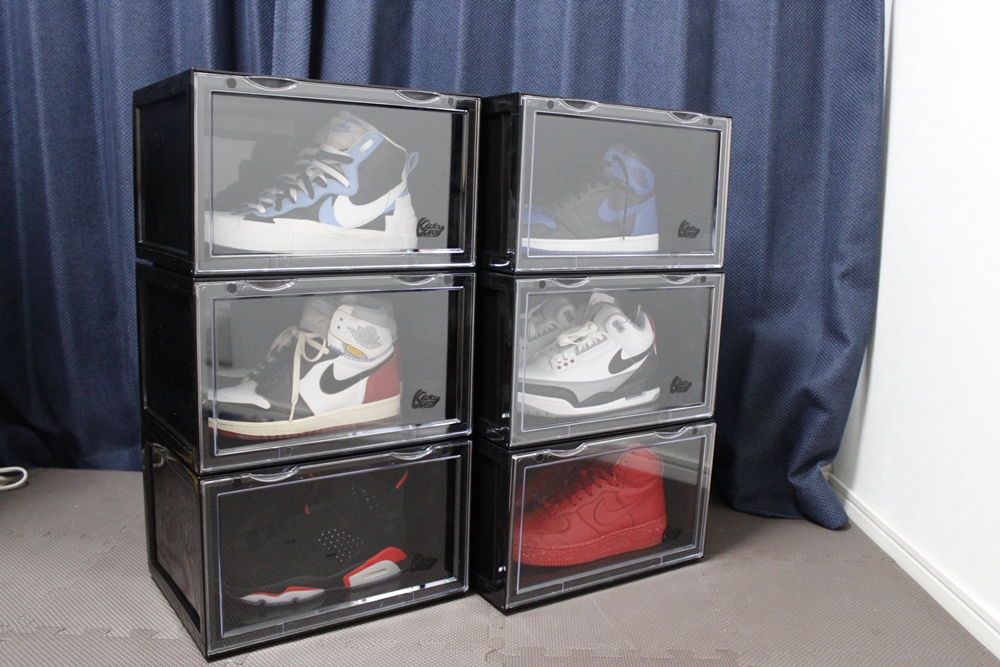 レビュー】横入れスニーカー収納ボックス「KicksWrap Boxes
