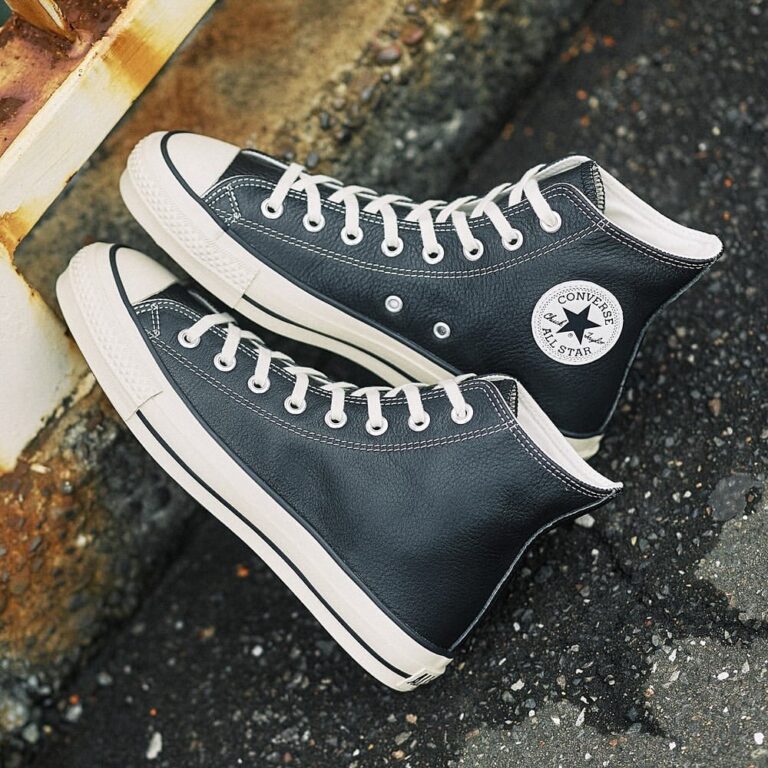 2024年 9/17 発売】日本国旗をイメージした CONVERSE LEATHER ALL STAR