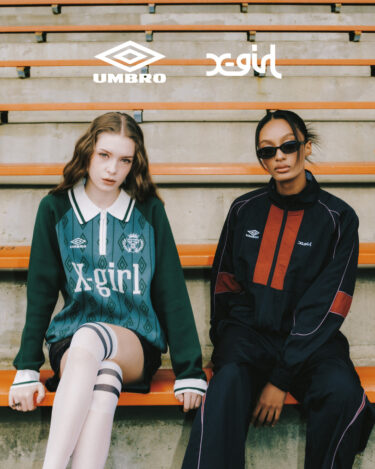 X-girl × UMBRO 2025 FW コラボコレクションが11/7 発売 (エックス