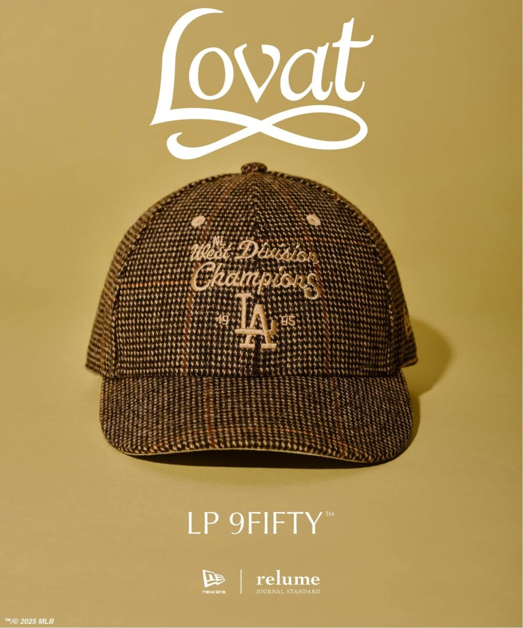 Lovat社」ツイードを採用したJOURNAL STANDARD × New Era 2025 FW 別注