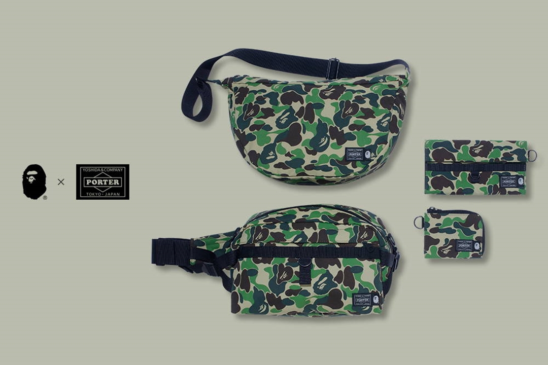 A BATHING APE × PORTER コラボ最新作！「ABC CAMO」4アイテムが10/29