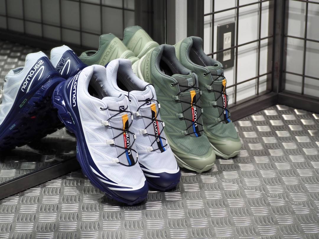 国内 10/6 発売】SALOMON XT-6 GORE-TEX “LAUREL WREATH/BLUE PRINT