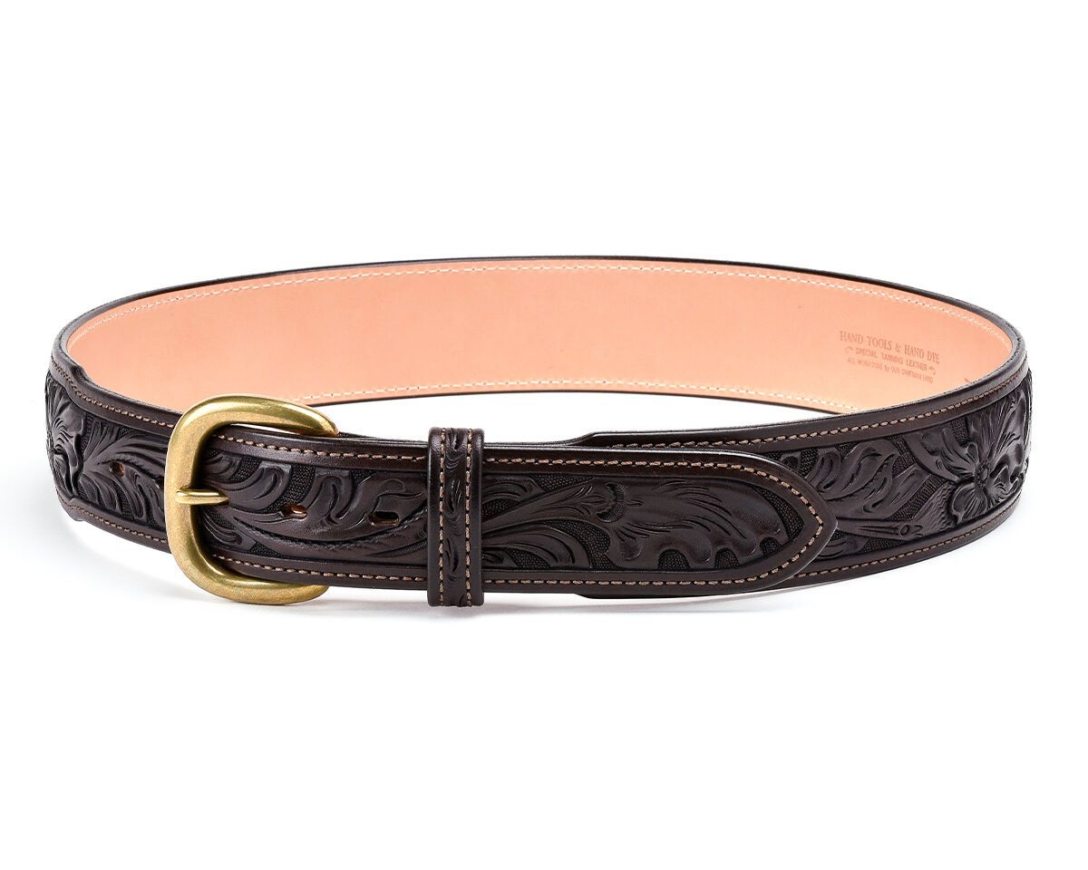 1-3/4″Tapered 1-1/2″ All Crafted Brown Antique | BELT & BUCKLE